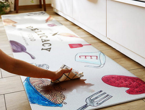 弱溶剂网带打印，个性PVC皮革地垫打印新体验